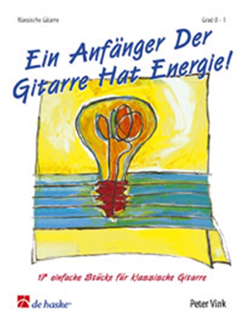 Ein Anfänger Der Gitarre Hat Energie